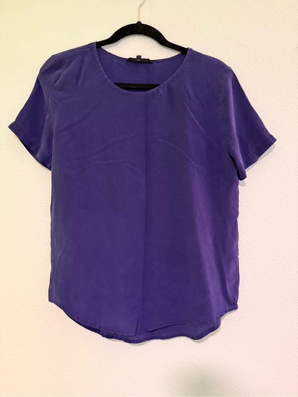 Olivaceous Royal Blue Scoop Neck Top size M